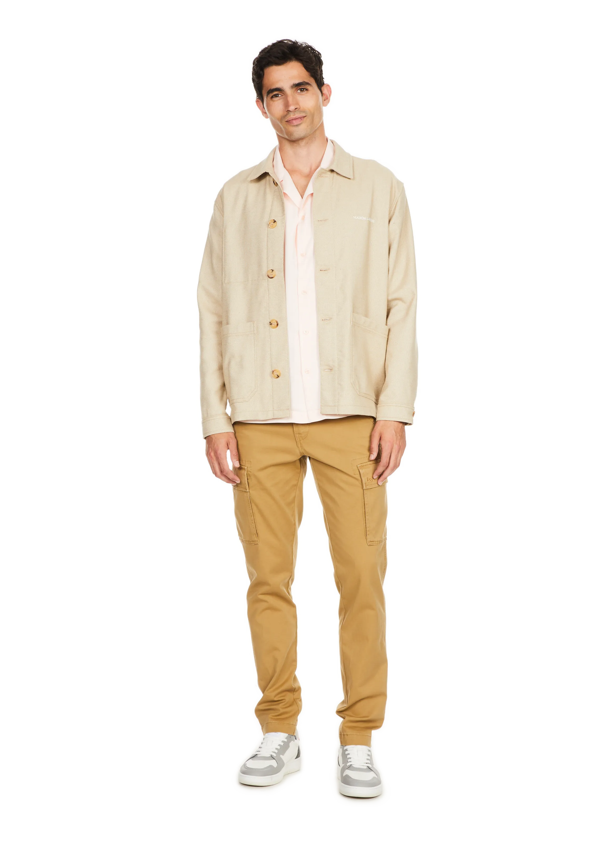 MAISON LABICHE  Veste Sebasto légère en coton - Beige