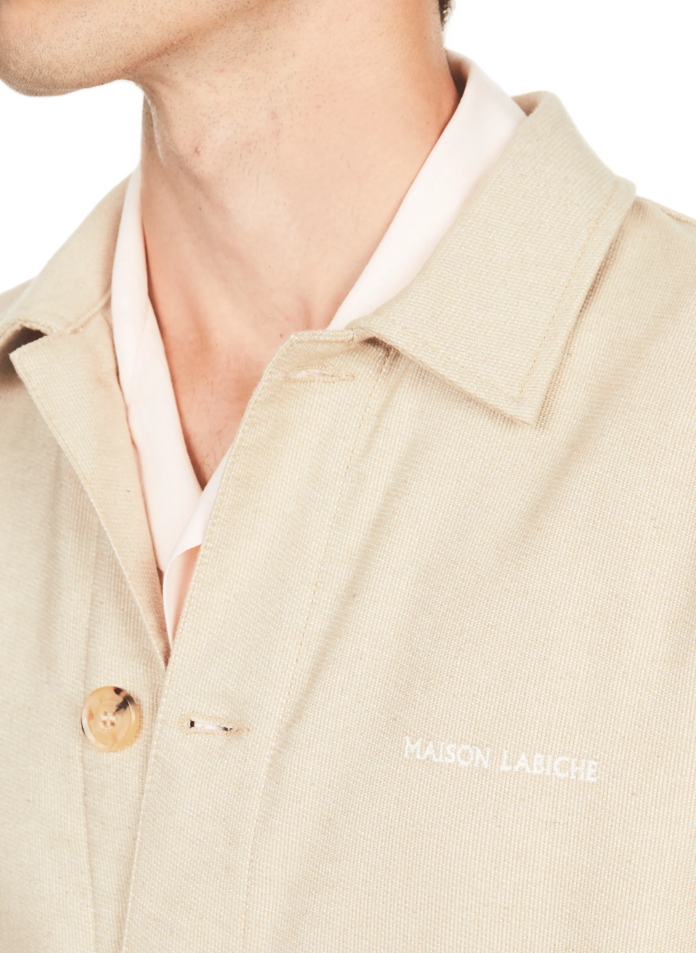 MAISON LABICHE  Veste Sebasto légère en coton - Beige