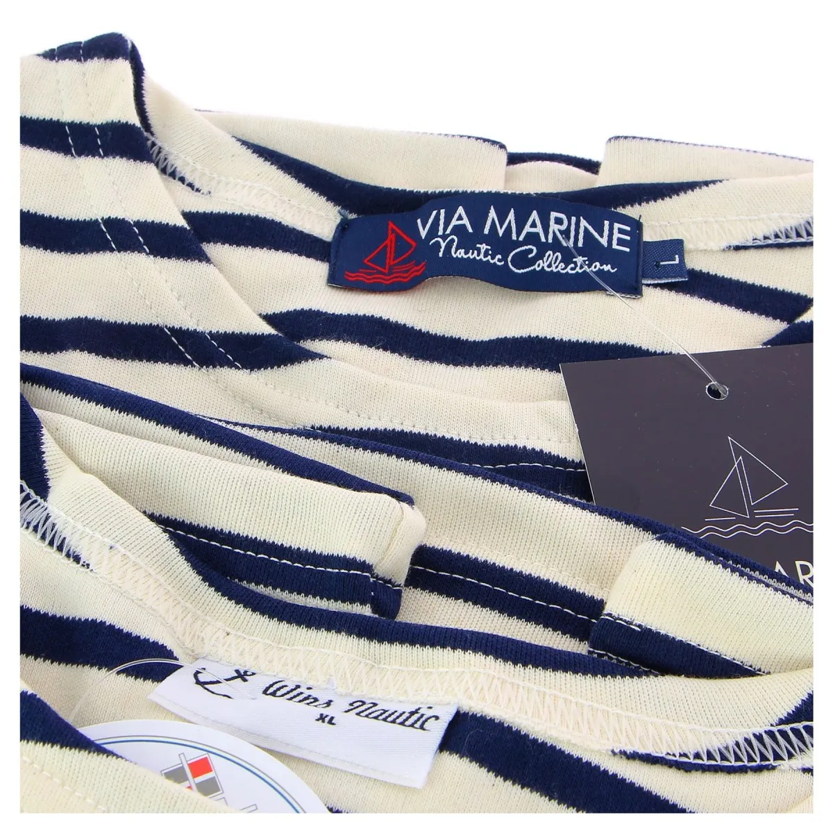 MARINIERE JAUNE FEMME  WINS NAUTIC | Matiere-Noble 19.90€