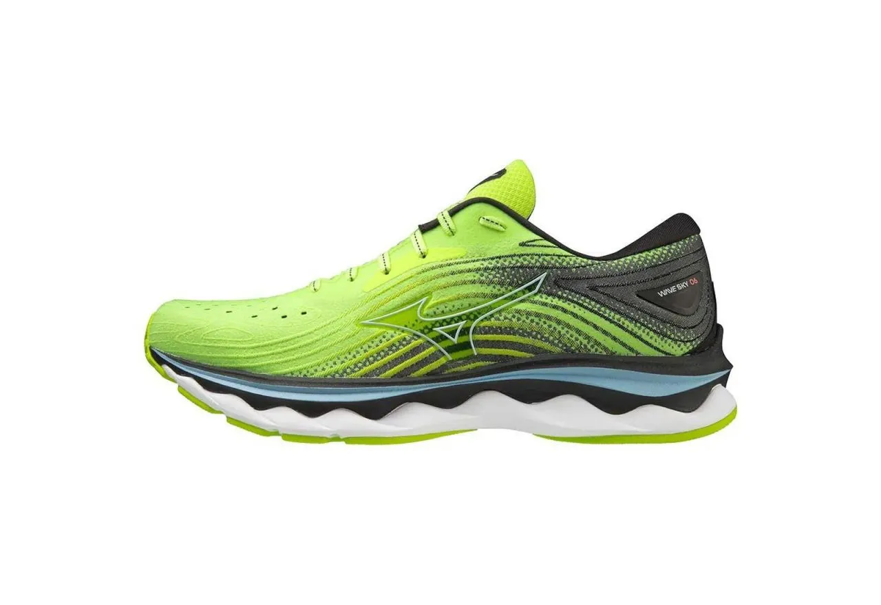 MIZUNO WAVE SKY 6 YELLOW  Chaussures de running