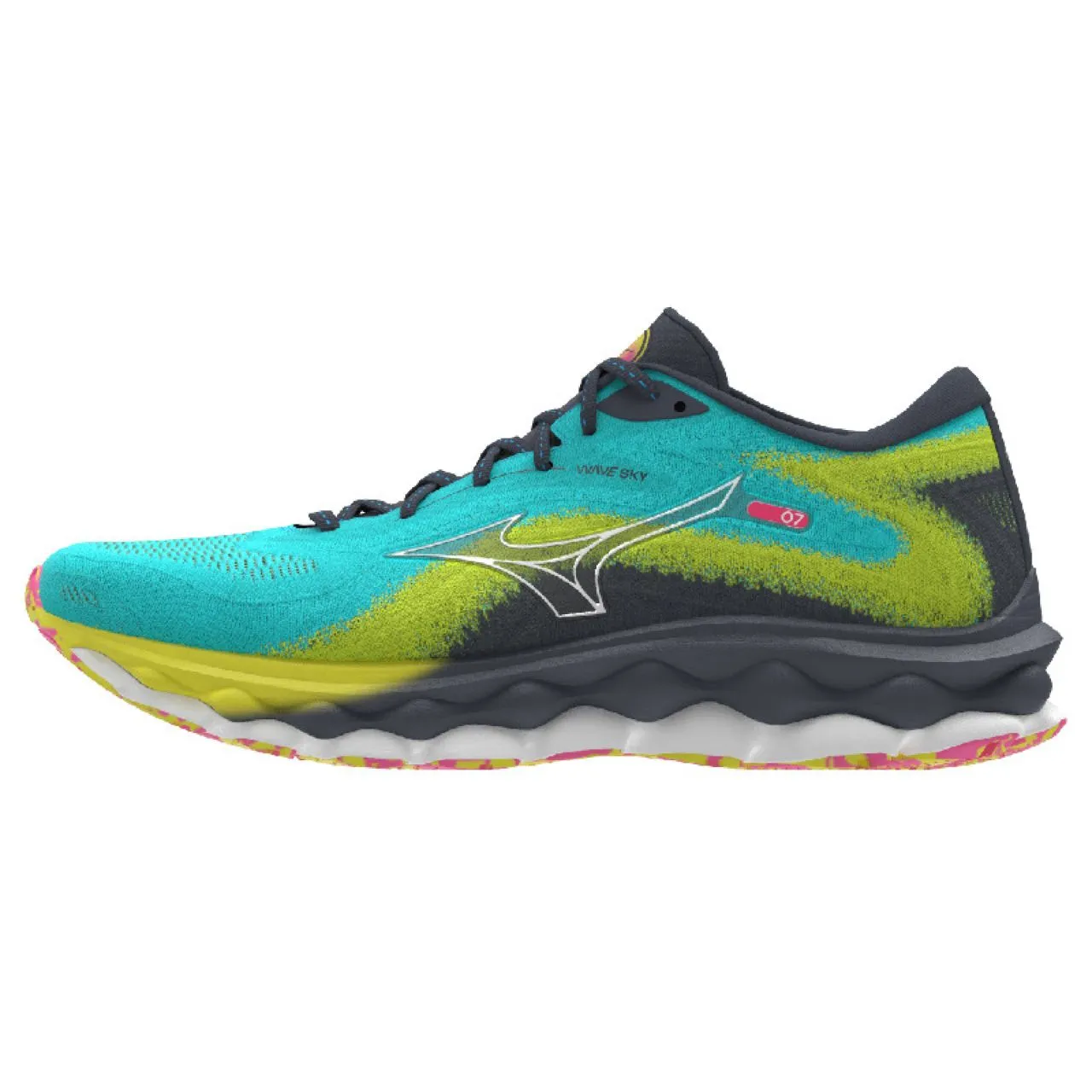 MIZUNO WAVE SKY 7 JET BLUE  Chaussures de running