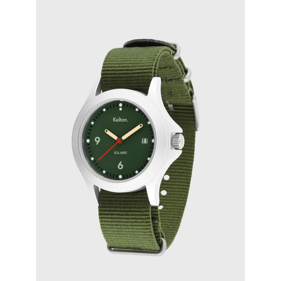 Montre Solaire Vert Nato Kaki Kelton Femme  | 3 Suisses