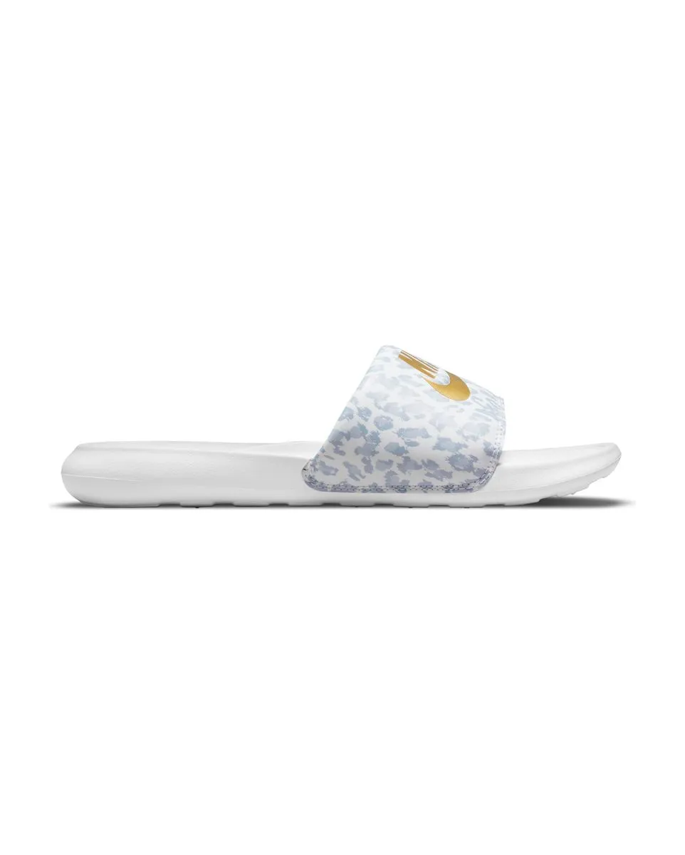 Mules Femme W NIKE VICTORI ONE SLIDE PRINT Blanc