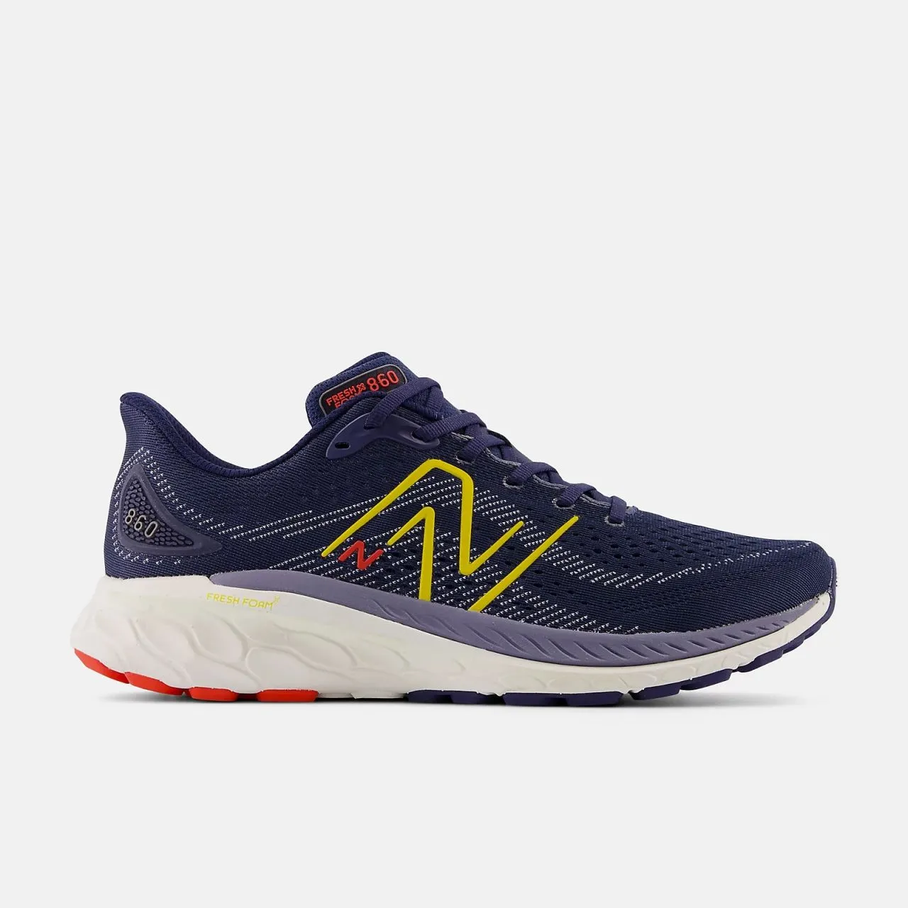 NEW BALANCE M860 V13 NAVY ET GINGER LEMON Chaussures de running