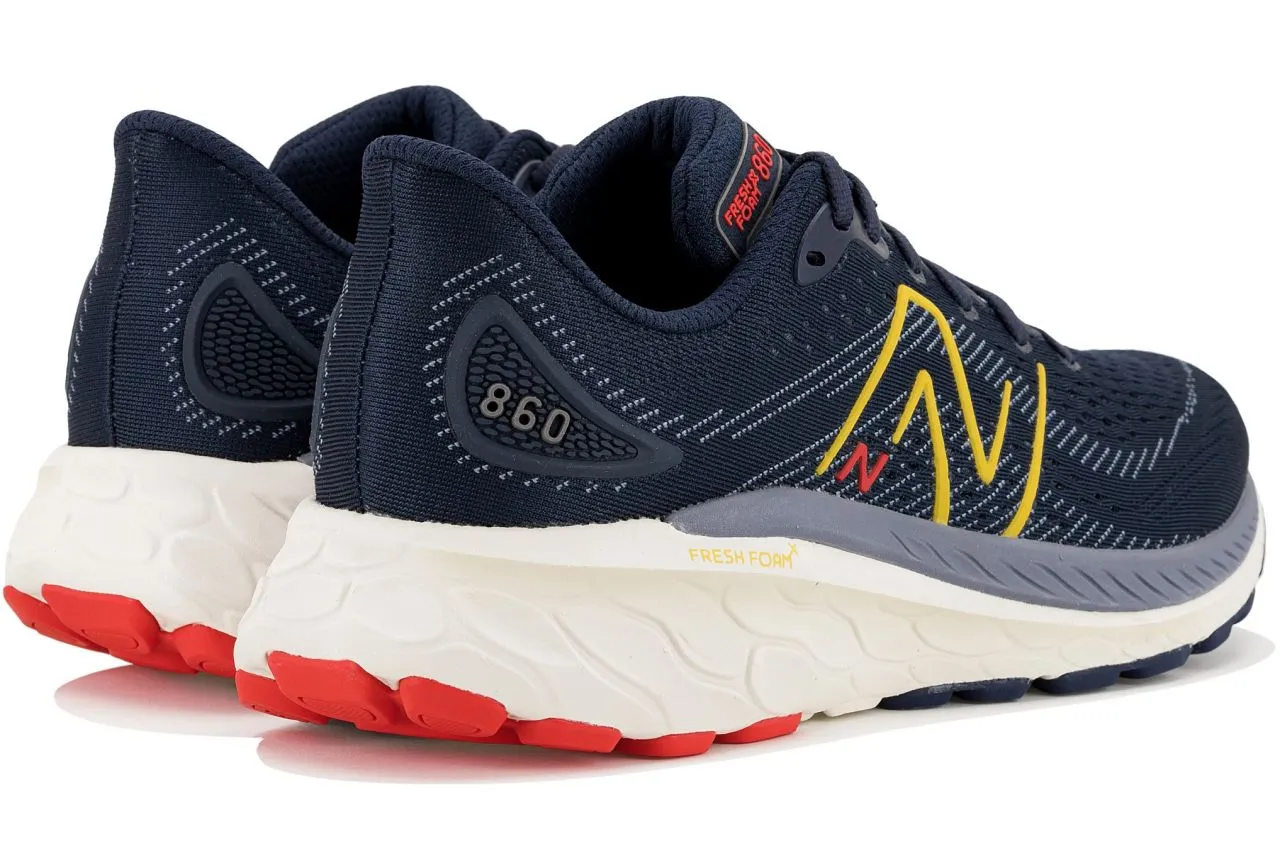 NEW BALANCE M860 V13 NAVY ET GINGER LEMON Chaussures de running