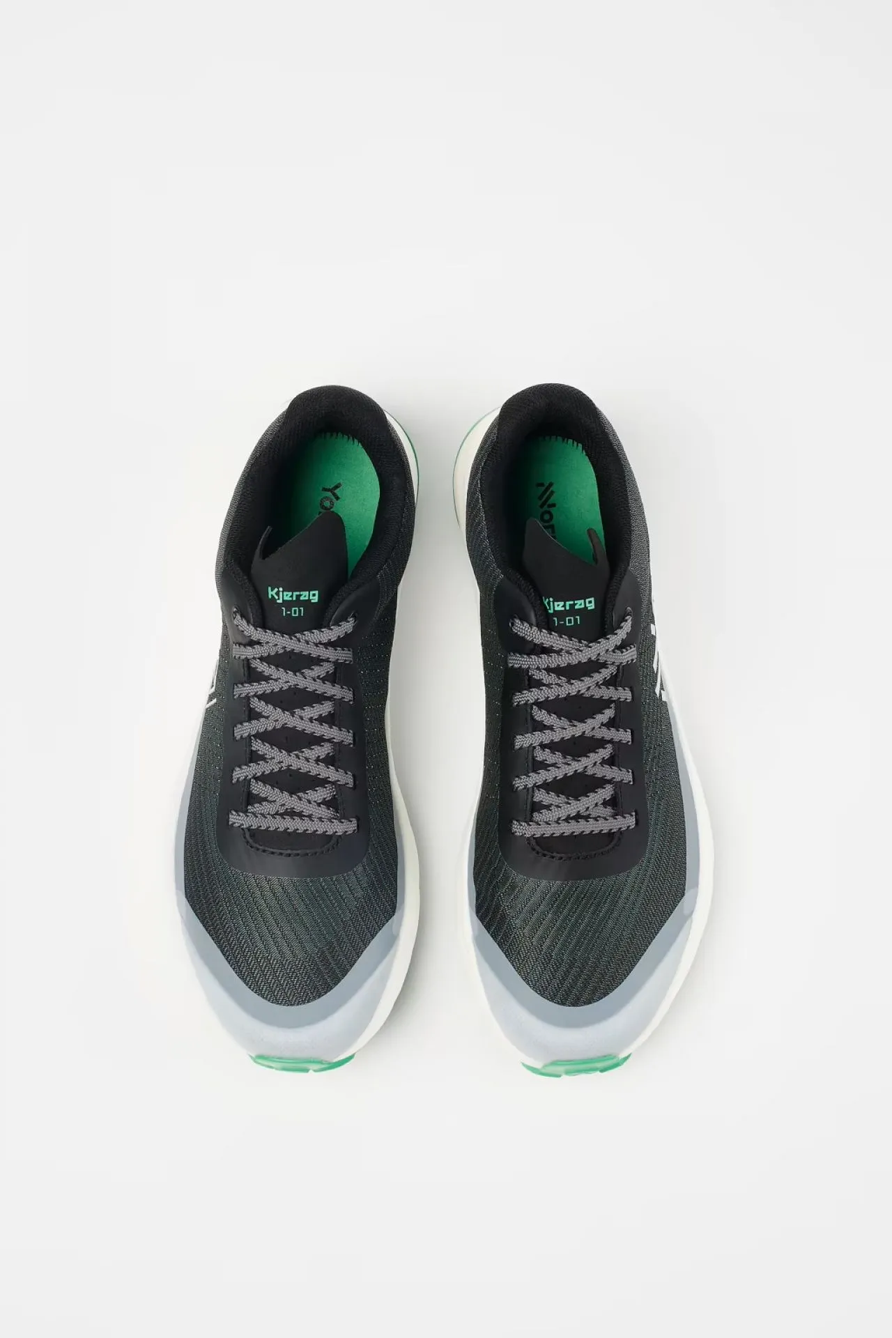 NNORMAL KJERAG BLACK ET GREEN Chaussures de trail