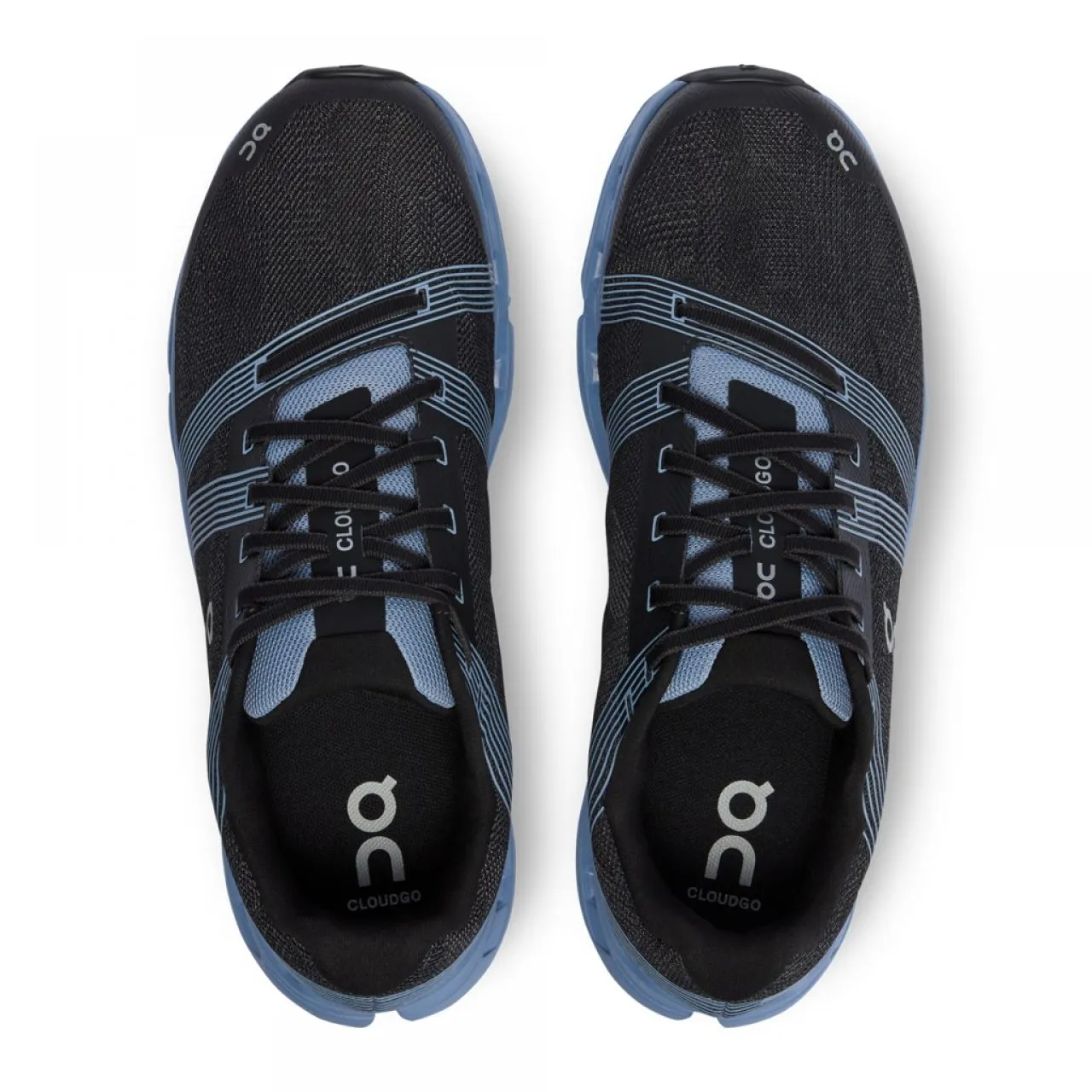 ON RUNNING CLOUDGO BLACK ET SHALE Chaussures de running