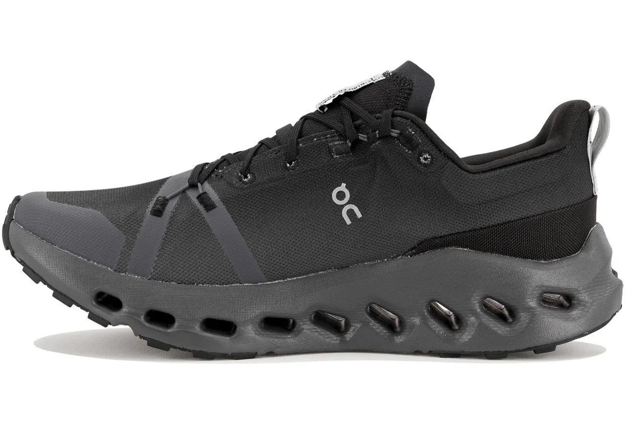 ON RUNNING CLOUDSURFER WP BLACK ET ECLIPSE  Chaussures de trail étanche