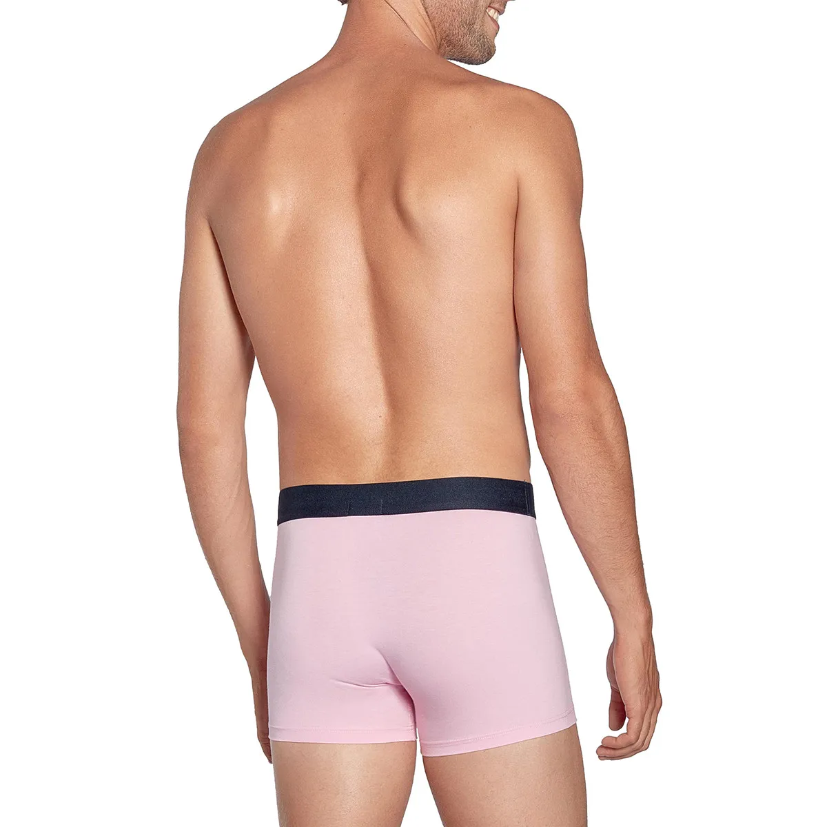 Pack de 2 boxers homme rose et bleu marine Eden Park