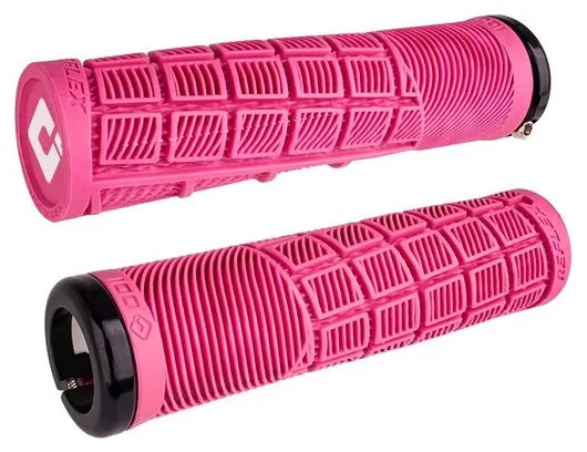 Paire de Grips Odi Reflex V2.1 135 mm Rose 