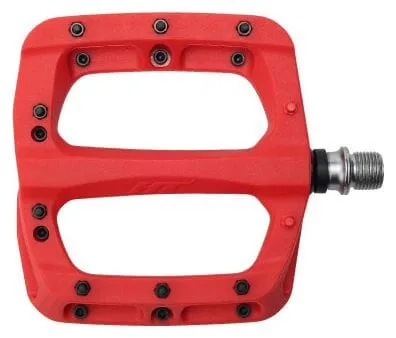 Paire de Pédales Nylon HT Components PA03A Rouge