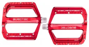 Paire de Pédales Plates Burgtec Penthouse MK5 Rouge Race