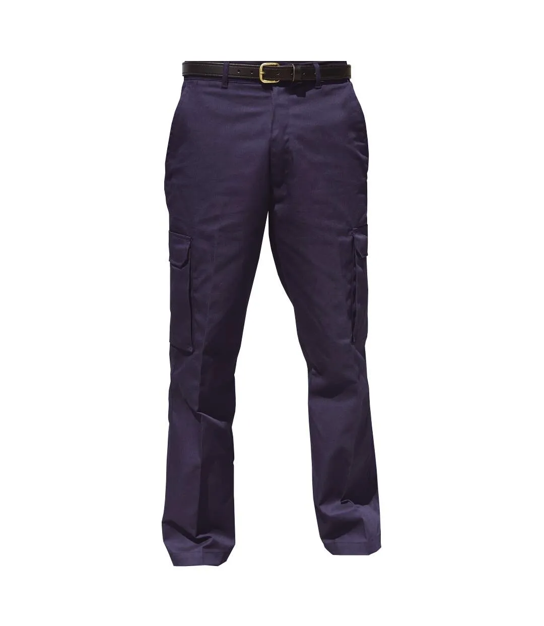 Pantalon cargo de travail homme bleu marine Warrior