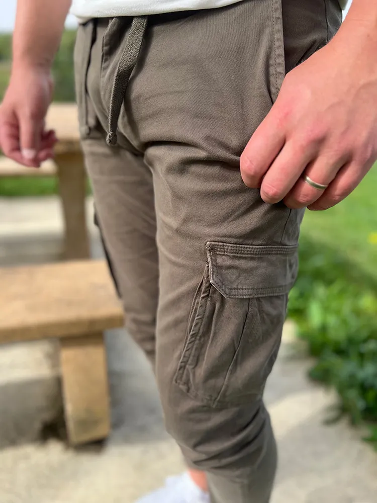 Pantalon cargo homme - Prêt à porter - Cléstyle Couleur KAKI 36 à 60 46