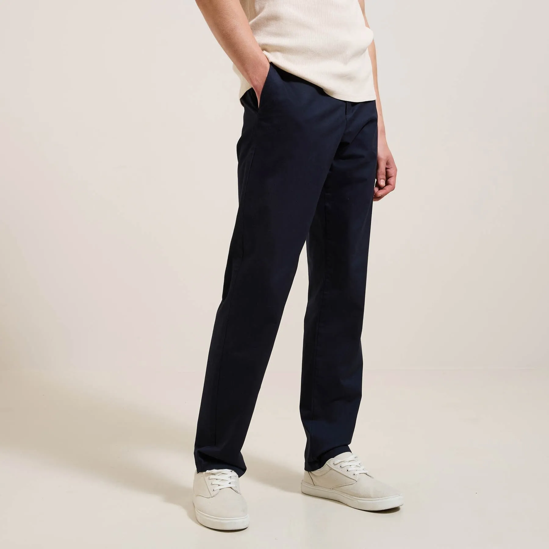 Pantalon chino regular "le parfait by JULES" Bleu foncé | Jules