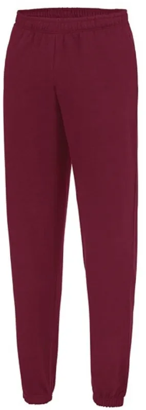 Pantalon de jogging resserré College - Homme - JH072 - rouge bordeaux 