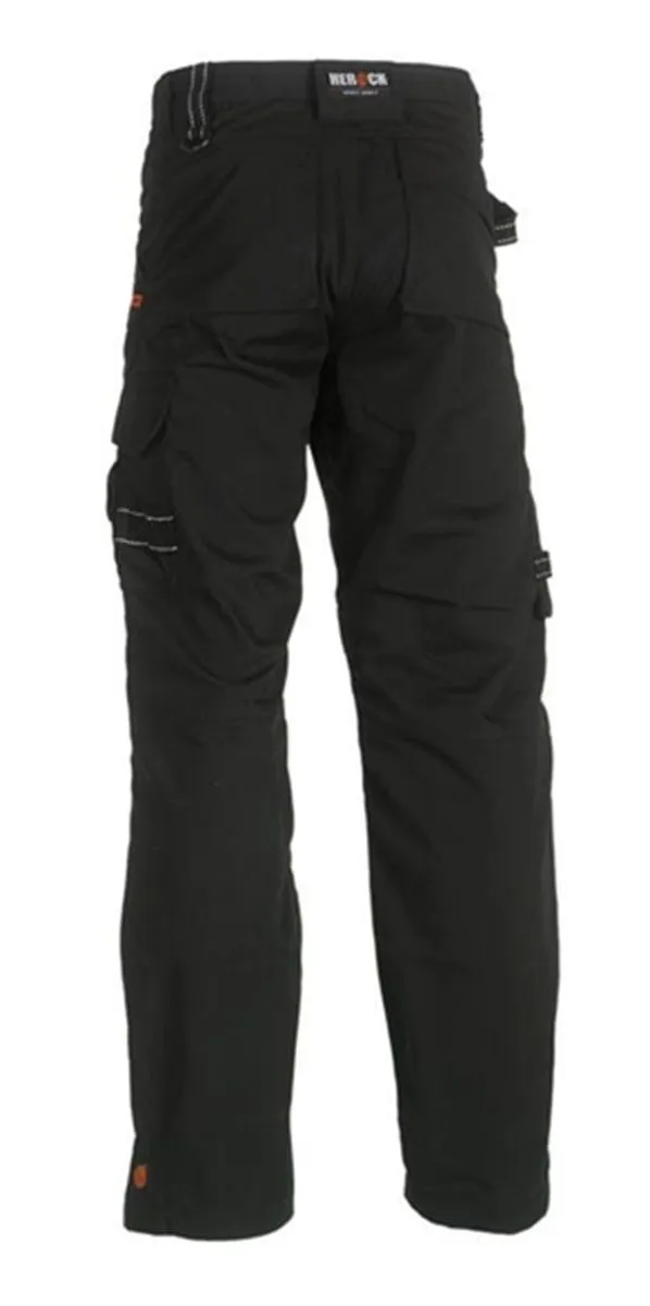 Pantalon de travail déperlant multipoches - Homme - HK007 - noir 