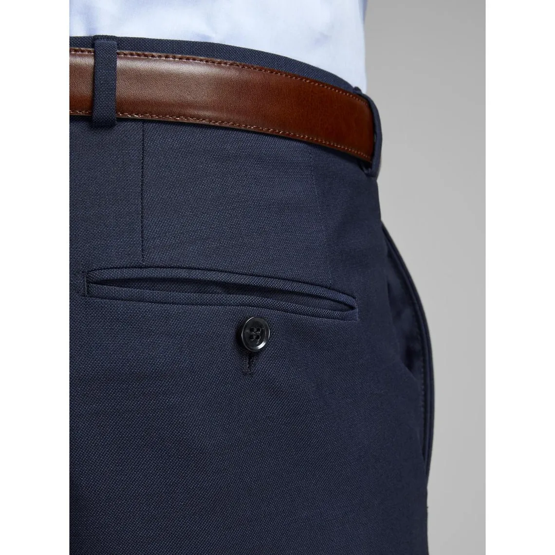 Pantalon habillé Super Slim Fit Bleu Marine Keane | 3 Suisses