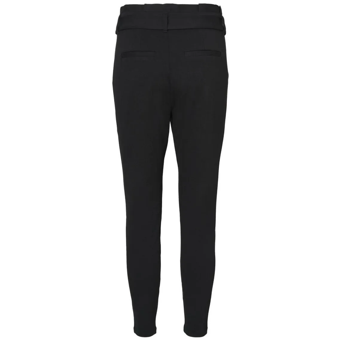 Pantalon paperbag Loose Fit Taille haute noir en viscose Kai | 3 Suisses