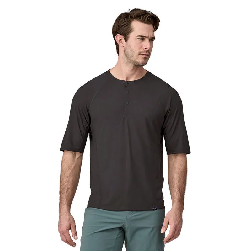 Patagonia Cap Cool Trail Bike Henley - T-shirt homme | Hardloop