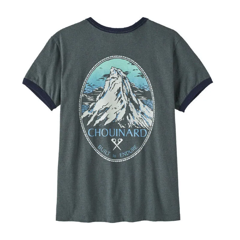 Patagonia Chouinard Crest Ringer Responsibili-Tee - T-shirt femme | Hardloop