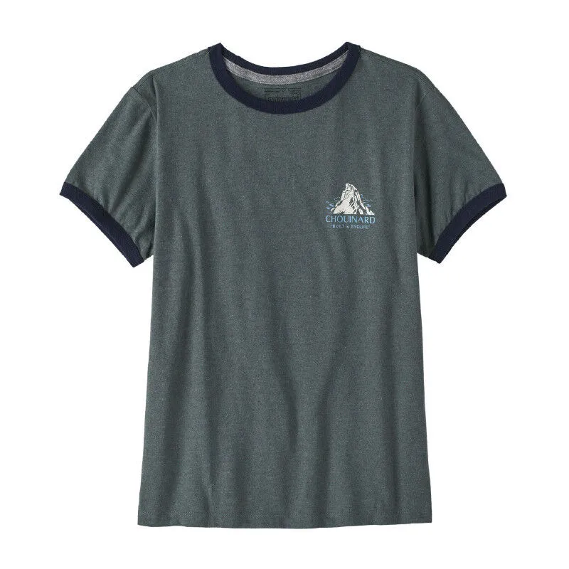 Patagonia Chouinard Crest Ringer Responsibili-Tee - T-shirt femme | Hardloop