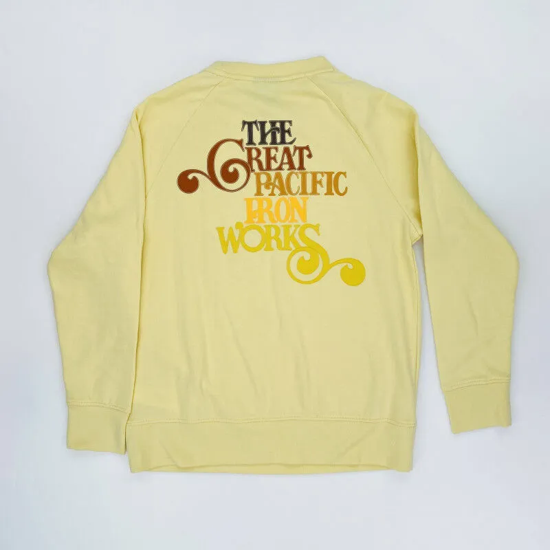 Patagonia K's LW Crew Sweatshirt - Seconde main Sweatshirt enfant - Jaune - M | Hardloop