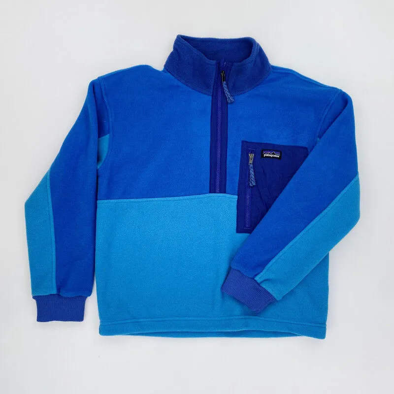 Patagonia K's Microdini 1/2 Zip P/O - Seconde main Polaire enfant - Bleu - M | Hardloop