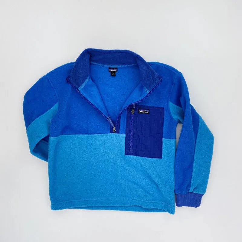 Patagonia K's Microdini 1/2 Zip P/O - Seconde main Polaire enfant - Bleu - M | Hardloop