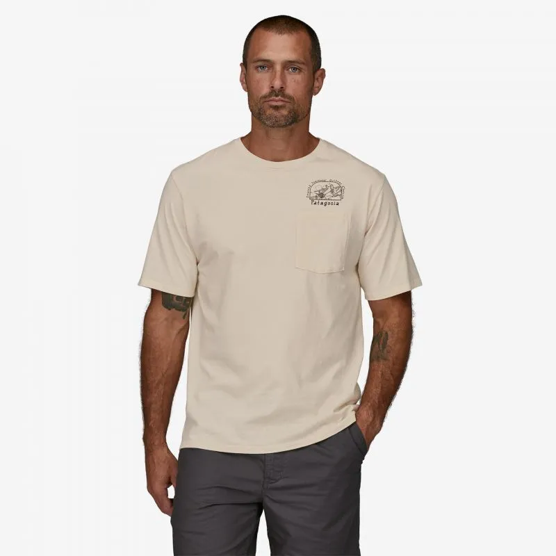 Patagonia M's Lost And Found Organic Pocket T-Shirt - T-shirt homme | Hardloop