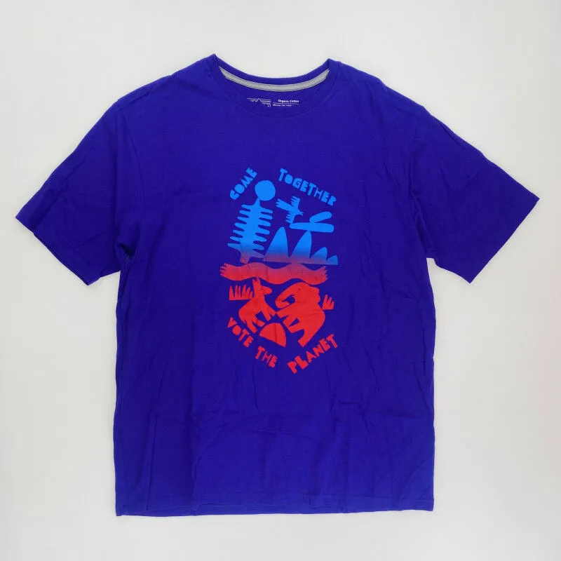 Patagonia M'S Purple For The Planet Organic T Shirt - Seconde main T-shirt homme - Violet - M | Hardloop