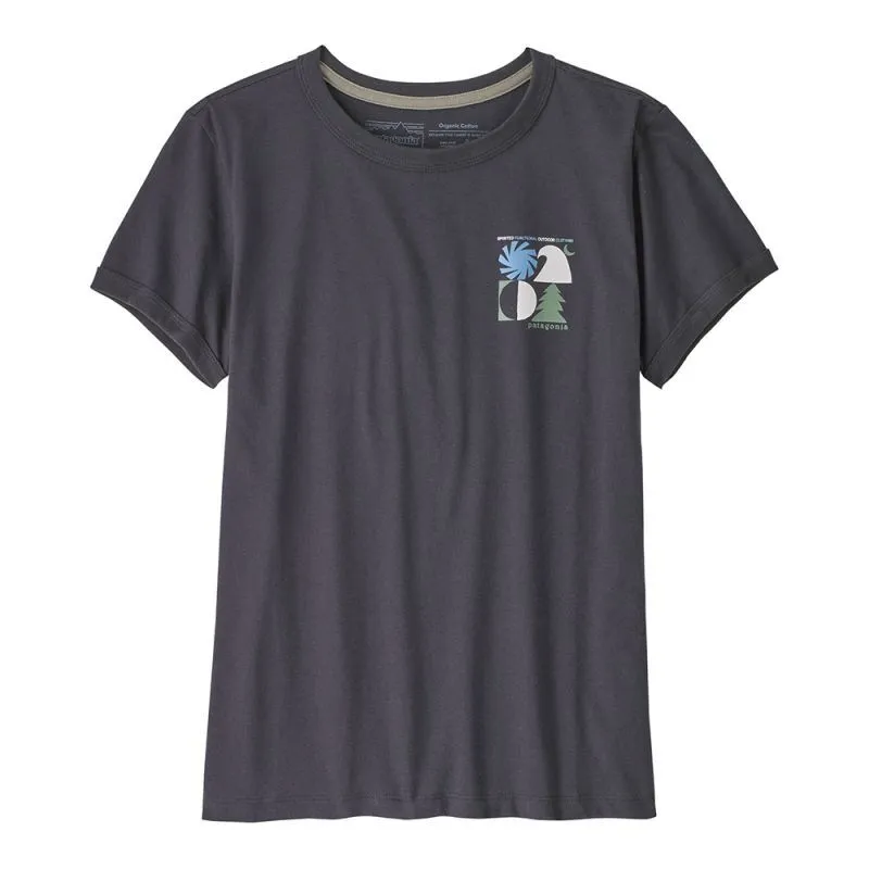 Patagonia Spirited Seasons Organic Ringer - T-shirt femme | Hardloop