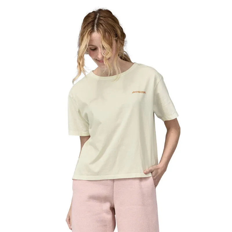 Patagonia Sunrise Rollers Organic Easy Cut Tee - T-shirt femme | Hardloop