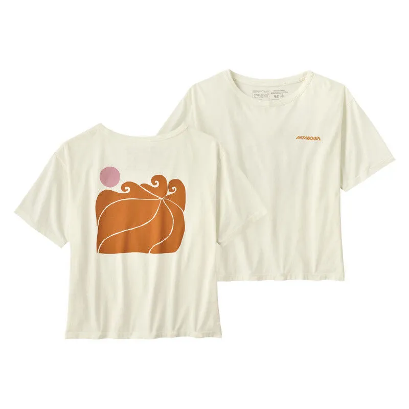 Patagonia Sunrise Rollers Organic Easy Cut Tee - T-shirt femme | Hardloop