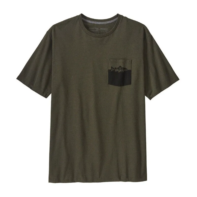 Patagonia Wild Waterline Pocket Responsibili-Tee - T-shirt homme | Hardloop