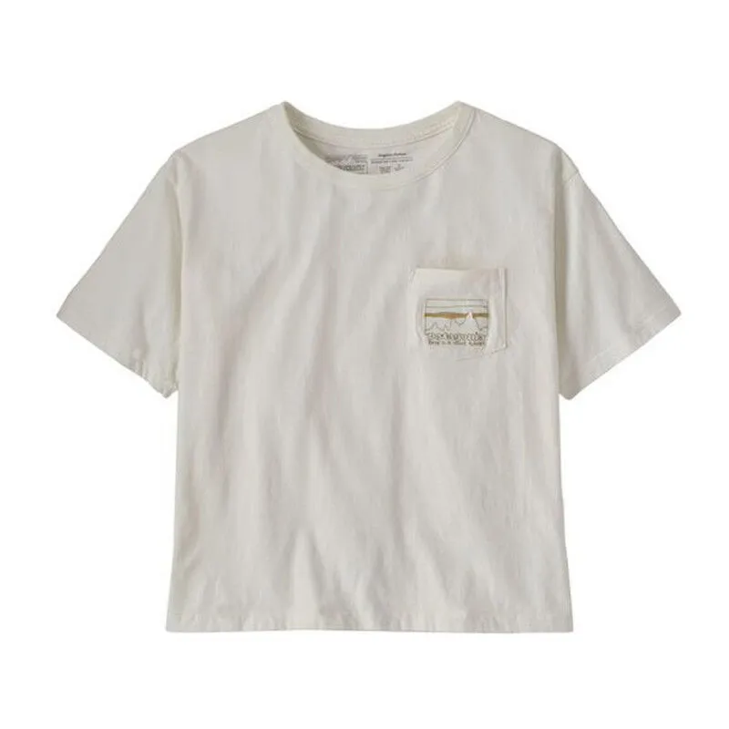 Patagonia W's '73 Skyline Organic Easy Cut Pocket Tee - T-shirt femme | Hardloop