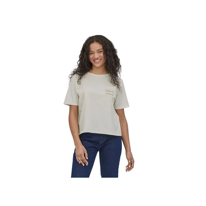 Patagonia W's '73 Skyline Organic Easy Cut Pocket Tee - T-shirt femme | Hardloop