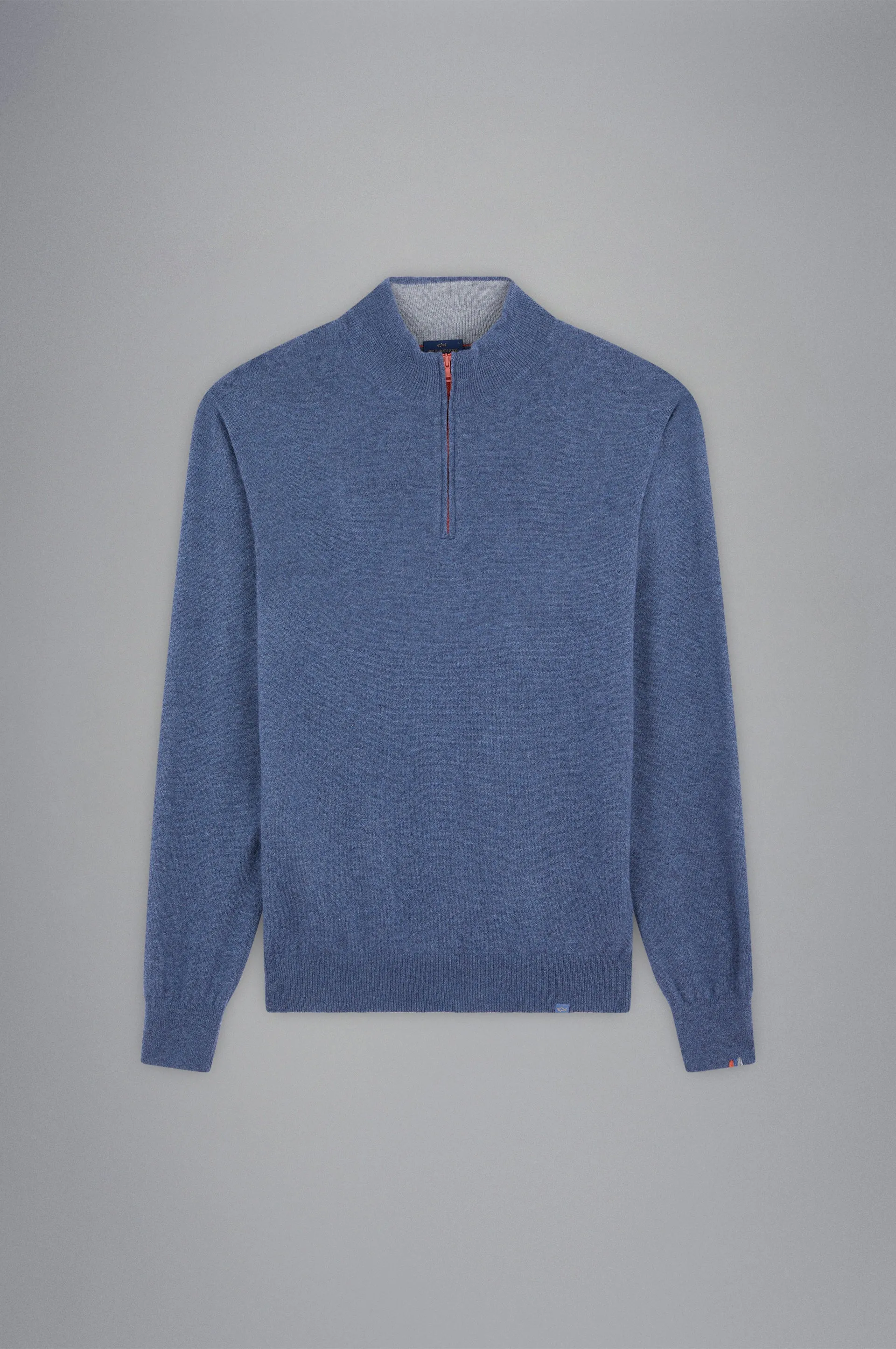 Paul & Shark - Chandail col zip de laine RE-WOOL