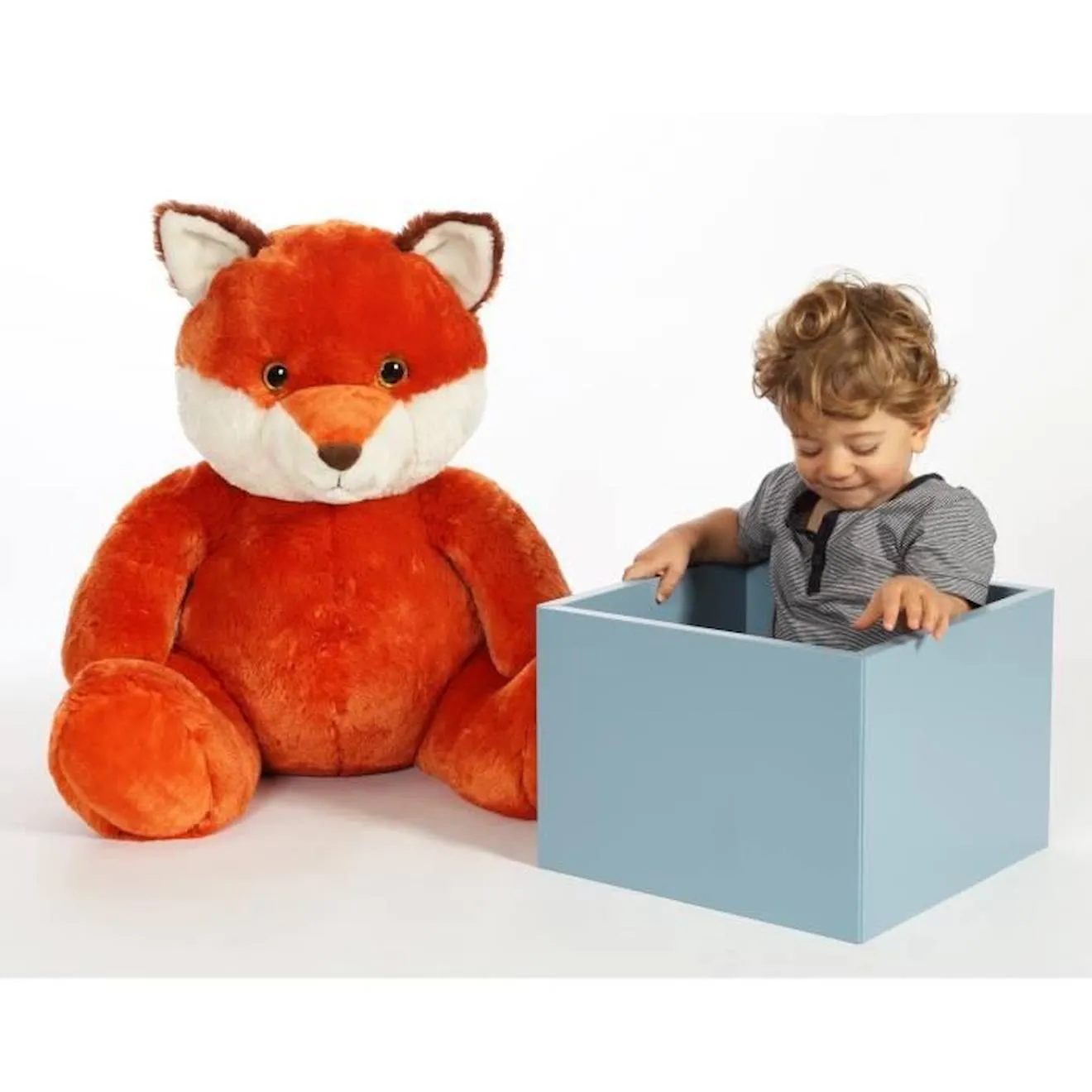 Peluche Renard GIPSY TOYS - 80 cm - Orange orange - Gipsy Toys