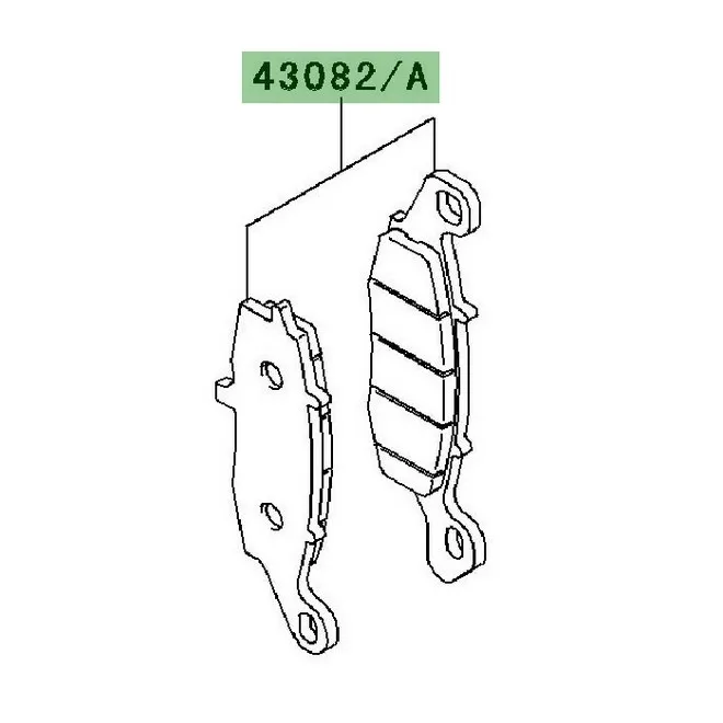 Plaquettes de frein avant Kawasaki Er-6f (2006-2011) | Moto Shop 35