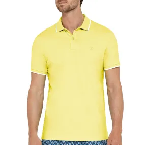 Polo homme en coton jaune d'Impetus Beachwear