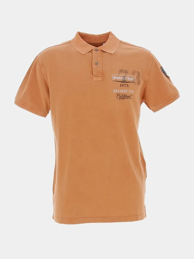 Polo uni california orange homme - Petrol Industries | wimod