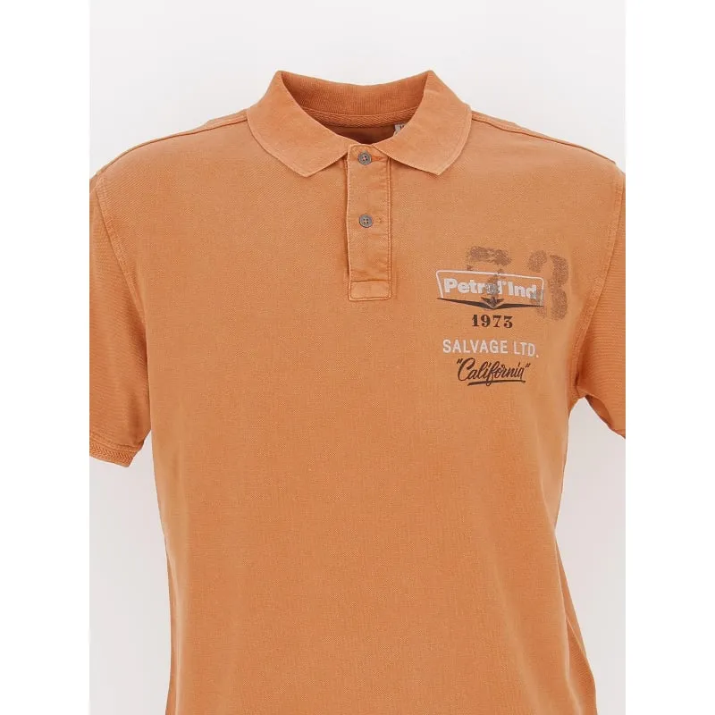 Polo uni california orange homme - Petrol Industries | wimod