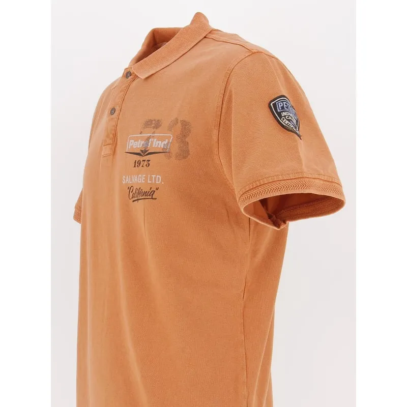 Polo uni california orange homme - Petrol Industries | wimod