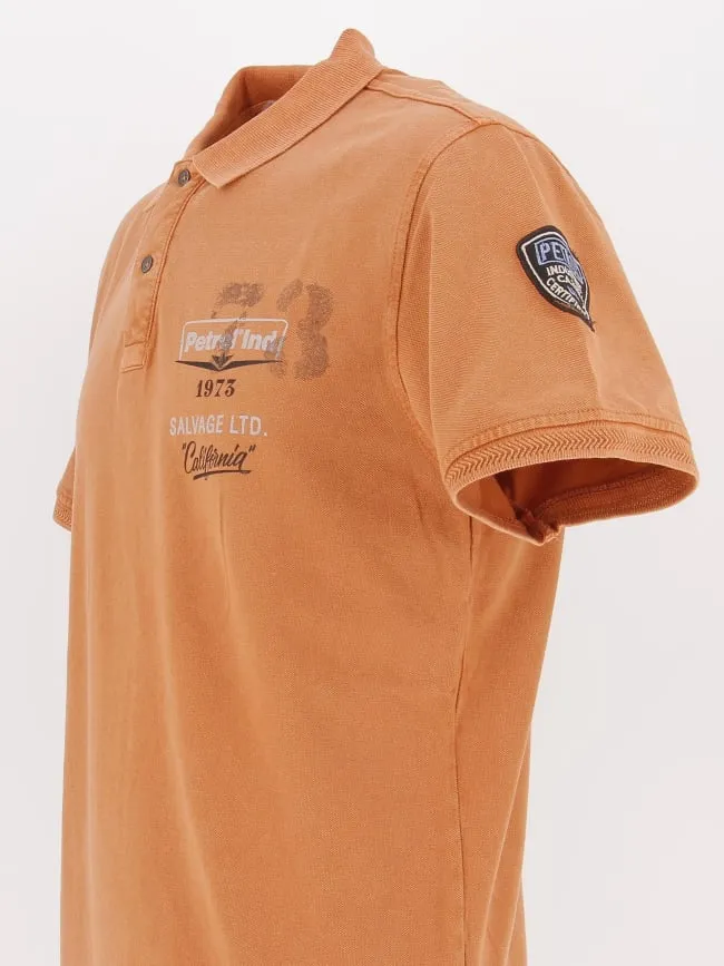 Polo uni california orange homme - Petrol Industries | wimod