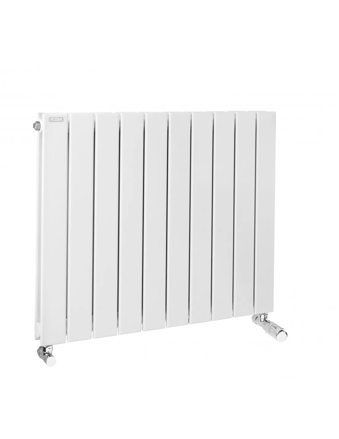 Radiateur eau chaude Fassane vertical double Blanc RAL 9016 594W horizontal 500 mm / L 666 mm Acova HXD-050-067