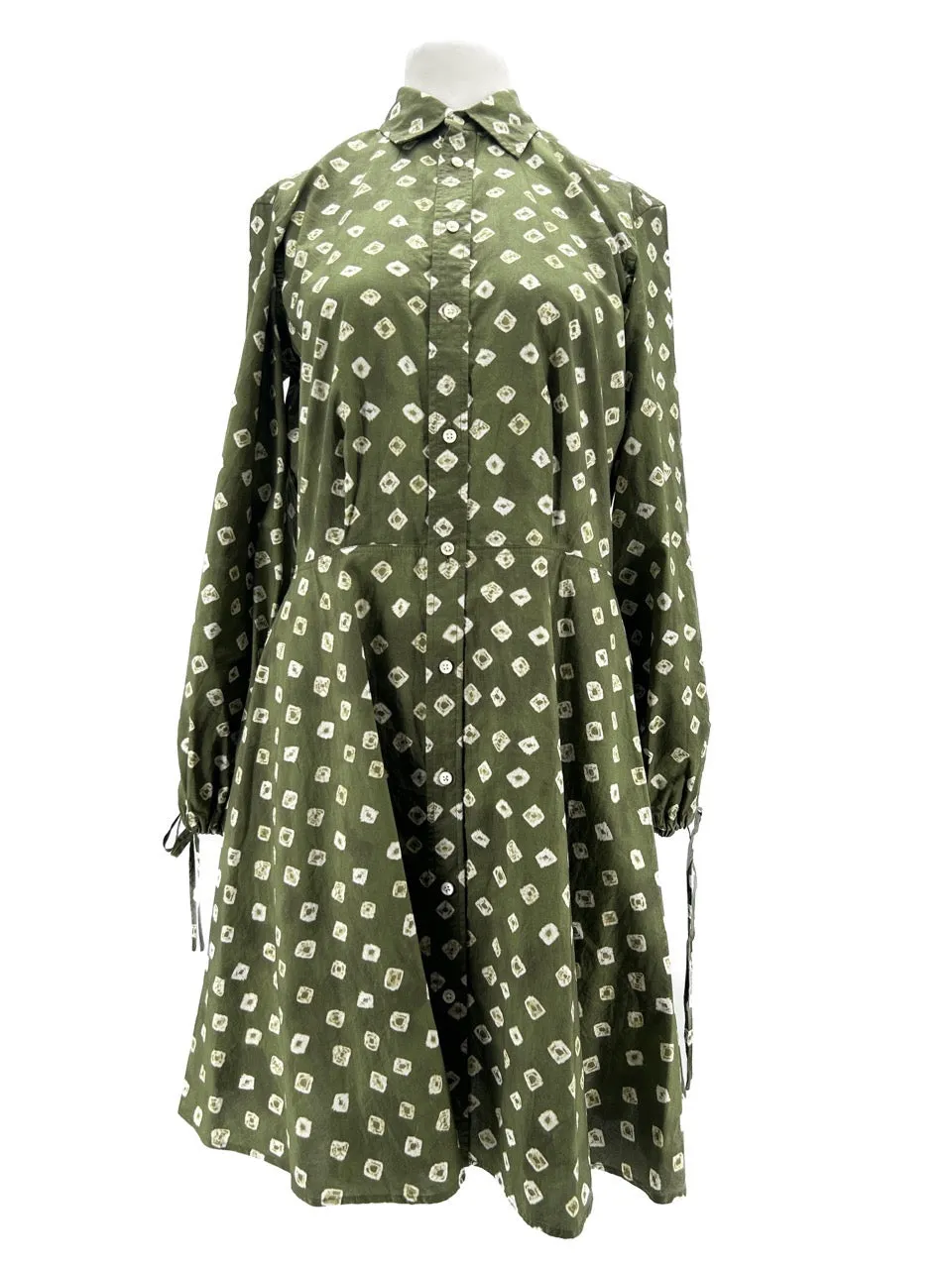 Robe midi verte