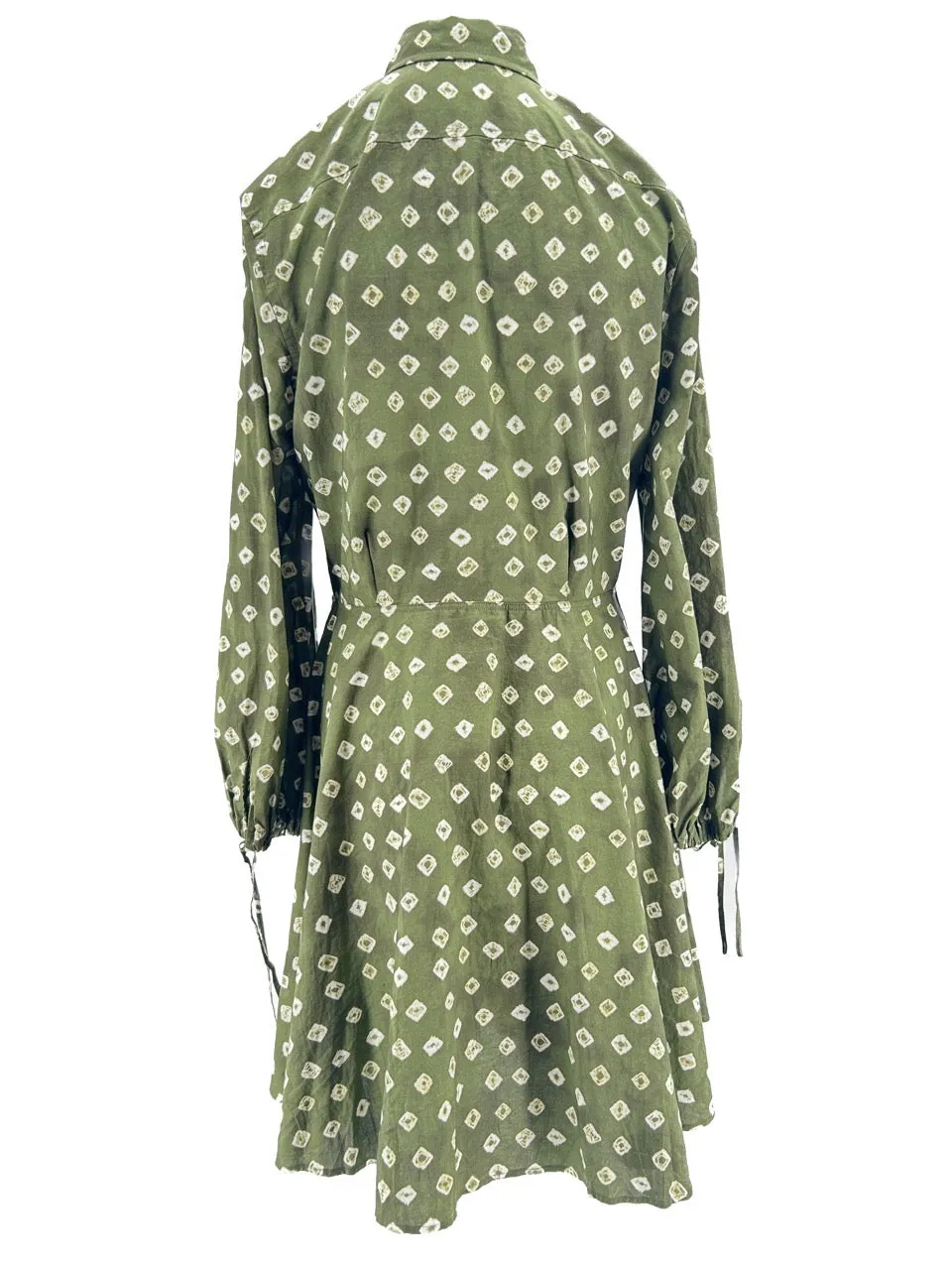 Robe midi verte