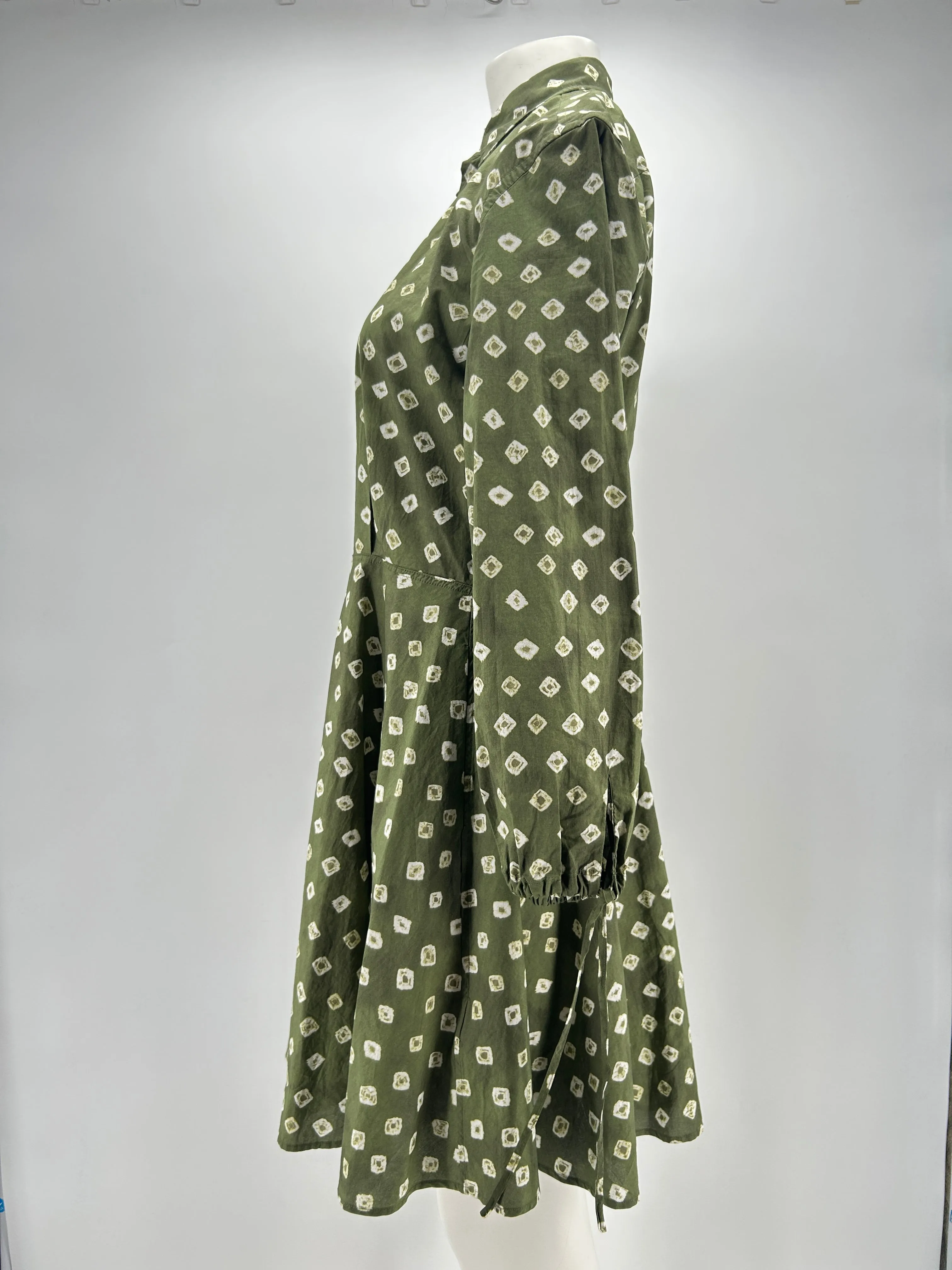 Robe midi verte