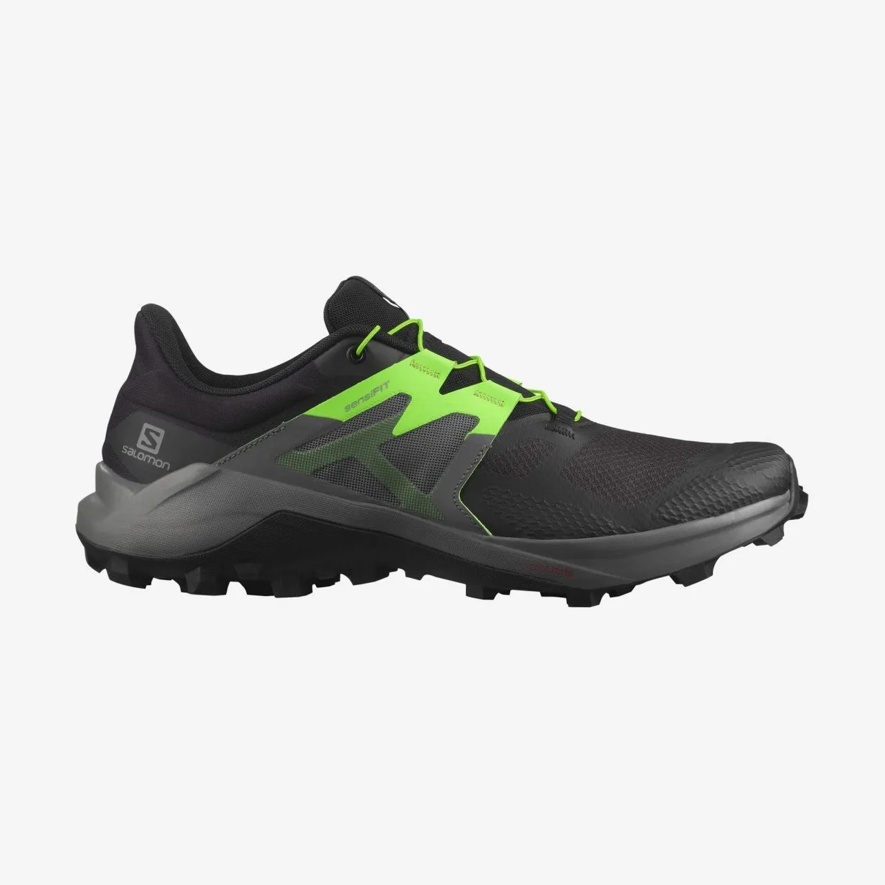 SALOMON WILDCROSS 2 NOIRE ET VERTE  Chaussures trail salomon